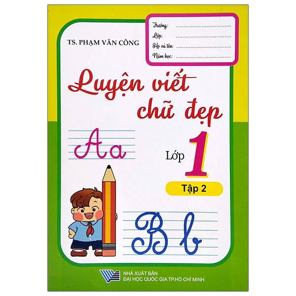 Sách Luyện Viết Chữ Đẹp Lớp 1 - Tập 2