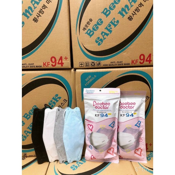 Tách lẻ 1 chiếc/túi bóng kính Khẩu trang KF94 Bee bee mask