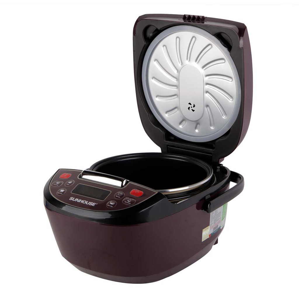 Nồi Cơm Điện Tử Sunhouse SHD8909, dung tích 1,8 lít, công suất 700W, bảo hành 12 tháng