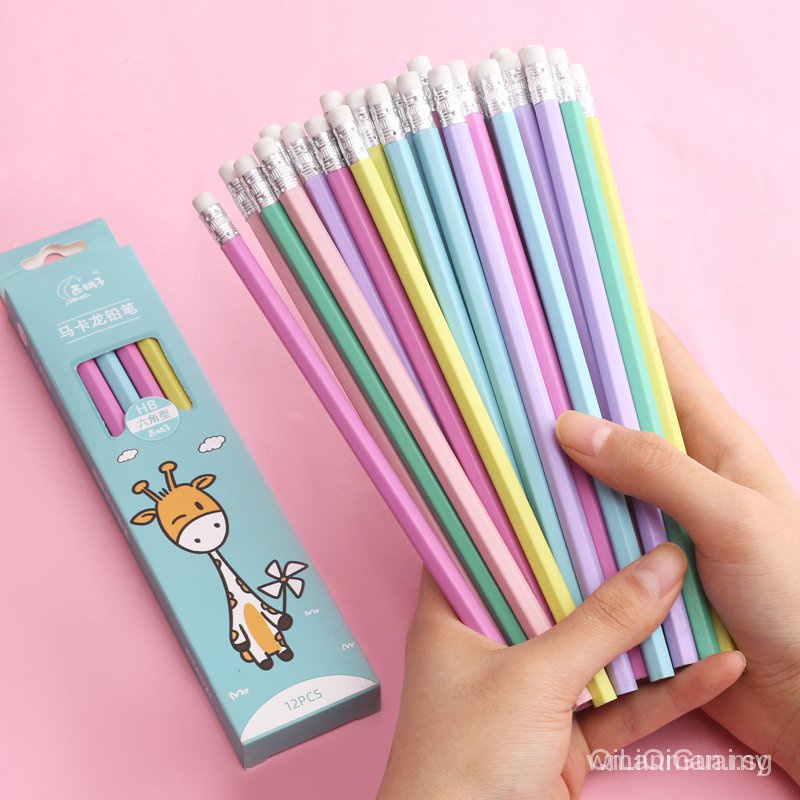Hộp 12 Cây Bút Chì Họa Tiết Hoạt Hình Giá Rẻ Và Giá Rẻ Cho Trẻ Em