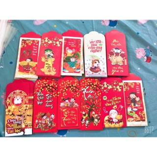 Combo in lixi thiệp cưới thiệp sinh nhật các loại nhà xuxu