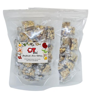 Kẹo Thơm (Kẹo Khóm) Đậu Phộng DTFood Thơm Ngon 1kg (2 Túi 500g)
