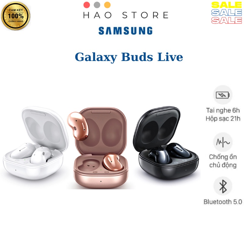 Tai Nghe Samsung Galaxy Buds Live - Hàng Chính Hãng Mới 100%