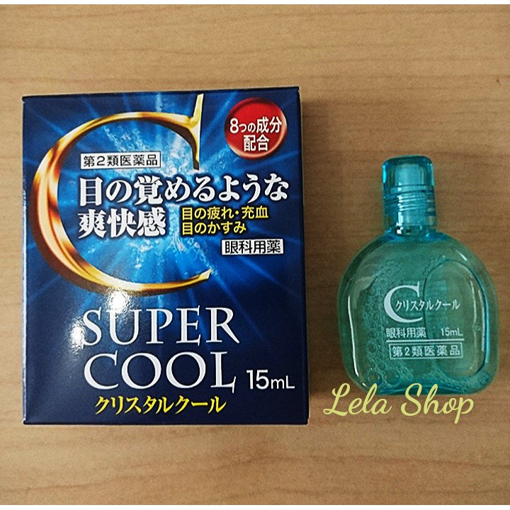 Nước Nhỏ Mắt Siêu The Mát Crystal Supper Cool Nhật Bản 15Ml
