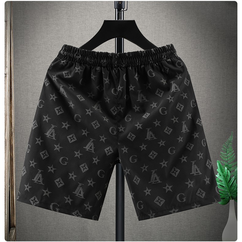 Quần Short Thể Thao Cao Cấp In Vân Nổi Siêu Hót, Co Dãn Thoải Mái