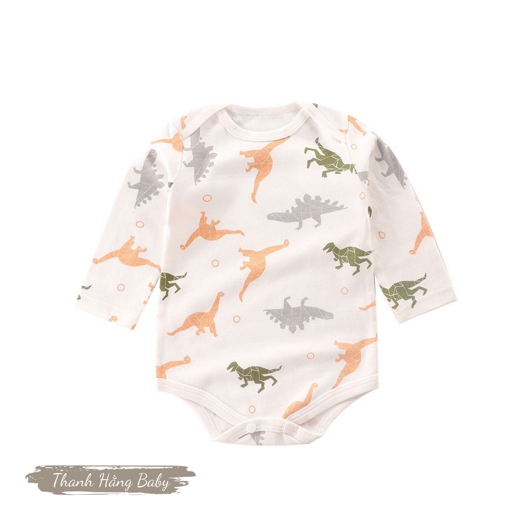 Bodysuit cho bé, body dài tay cho bé trai bé gái Thanh hằng baby 5 - 13 kg