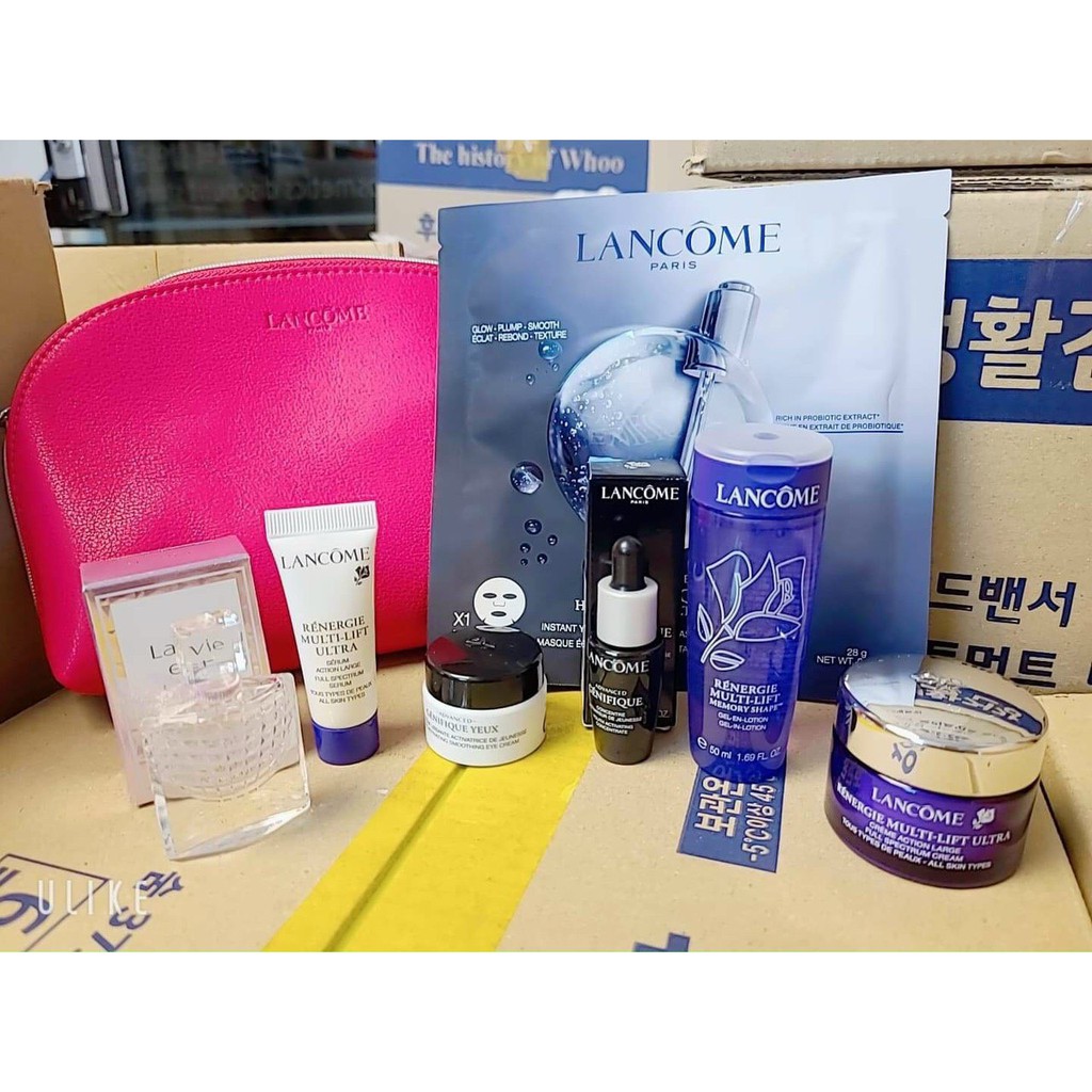 ( GIÁ YÊU THƯƠNG 20/10) Set Bộ Dưỡng Da Lancome 6 món