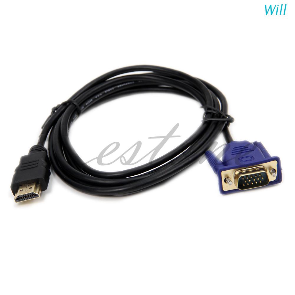 Dây Cáp Chuyển Đổi Từ Cổng HDMI Sang VGA 1080P