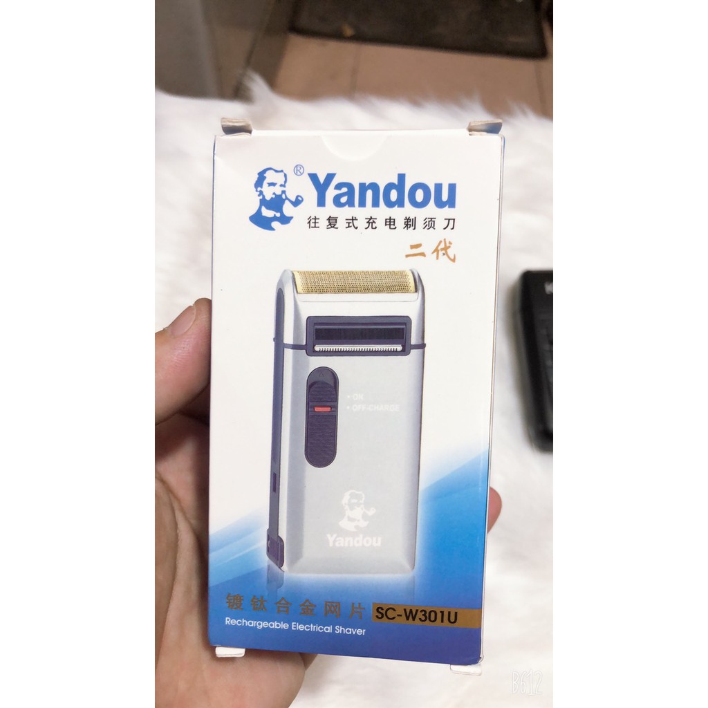 Máy cạo râu Yandou 301 Sc-W301U, Và loại yandou dùng màu sám Sc-W316U Cạo khô không đau