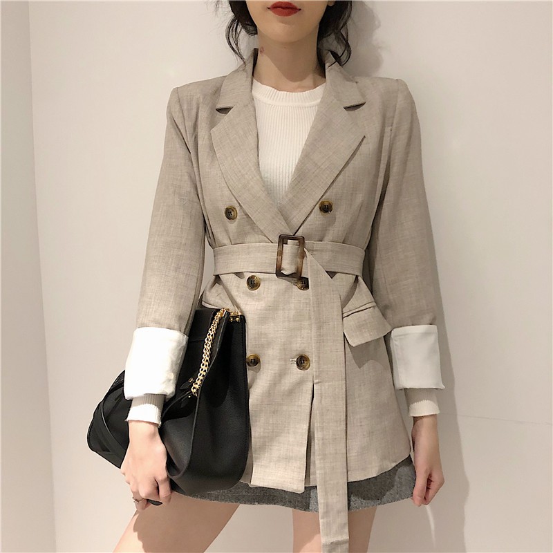 Ảnh thât cuối hình-Áo blazer thắt belt phong cách sang chảnh | BigBuy360 - bigbuy360.vn