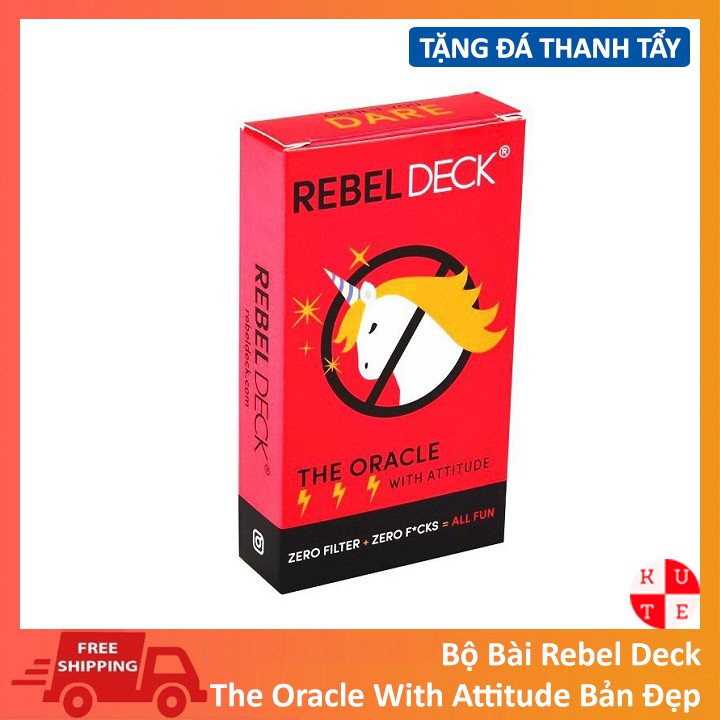 Bộ Bài Oracle Rebel Deck 60 Lá Bài Tặng Đá Thanh Tẩy