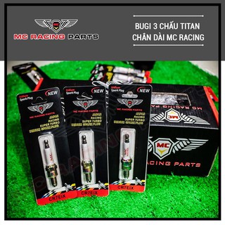 Bugi 3 chấu titan mc racing