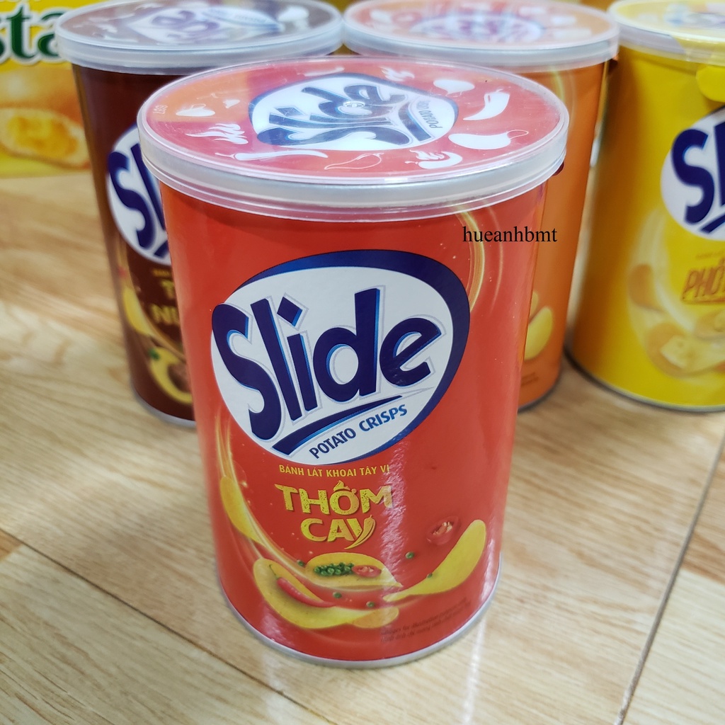 Bánh lát khoai tây Slide hộp 65Gam