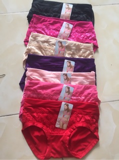 Quần lót cotton pha ren 033