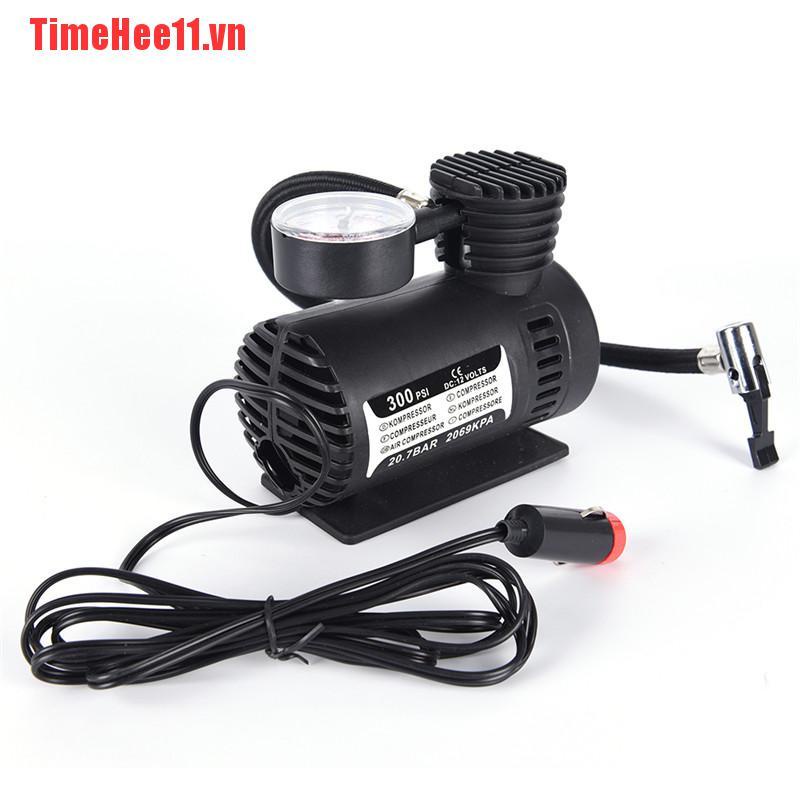 【TimeHee11】300PSI 12V Portable Mini Air Compressor Auto Car ElectricTire Air