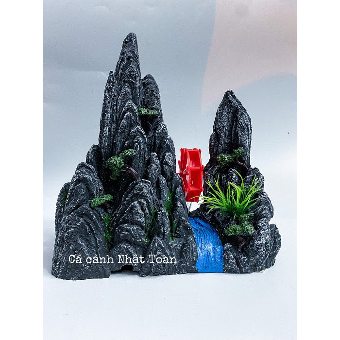 TIỂU CẢNH TRANG TRÍ HỒ CÁ NON BỘ 20X6X23CM