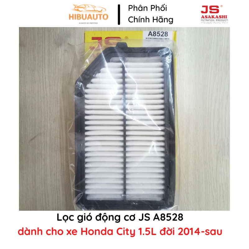 Lọc gió động cơ JS A8528 dành cho xe Honda City 1.5L đời 2014-sau... Xuất xứ Nhật