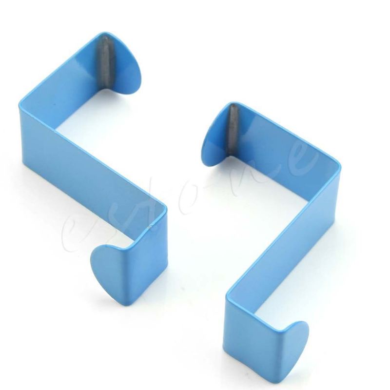 Set 2 Móc Treo Quần Áo Tự Dính Bằng Thép Không Gỉ Chất Lượng Cao