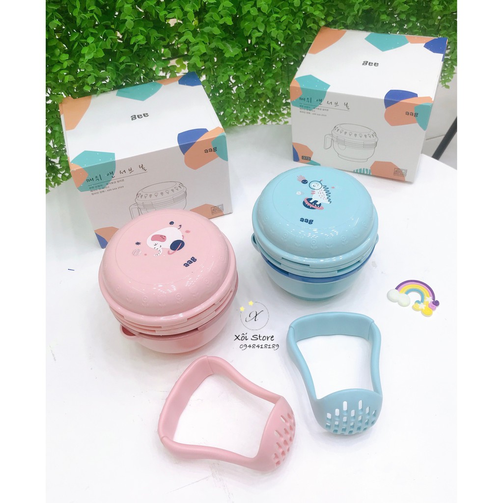 [ Chính hãng ] : Bộ chế biến đồ ăn dặm cho bé AAG