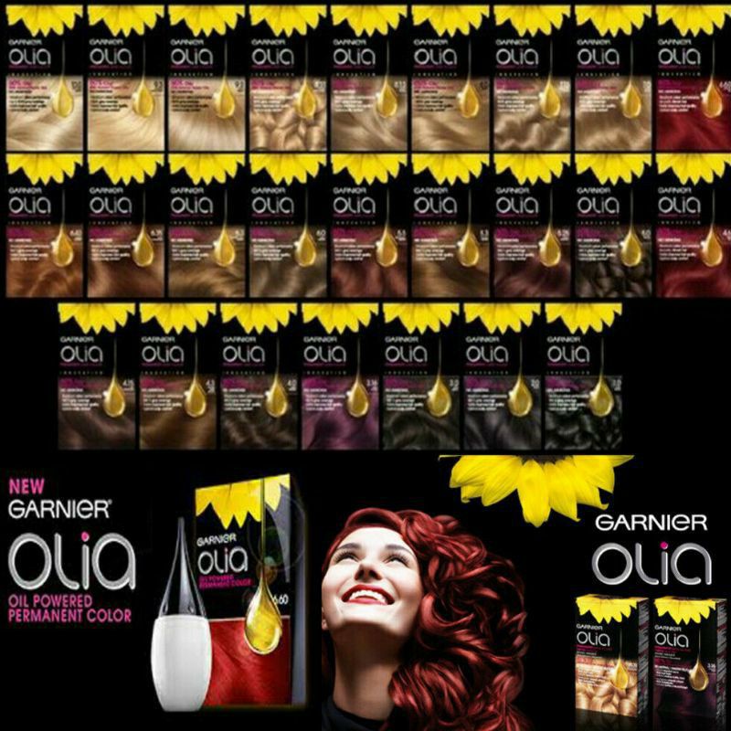 (Hàng Mỹ) 🍁Thuốc nhuộm tóc ăn bạc GARNIER OLIA BRILLIANT COLOR