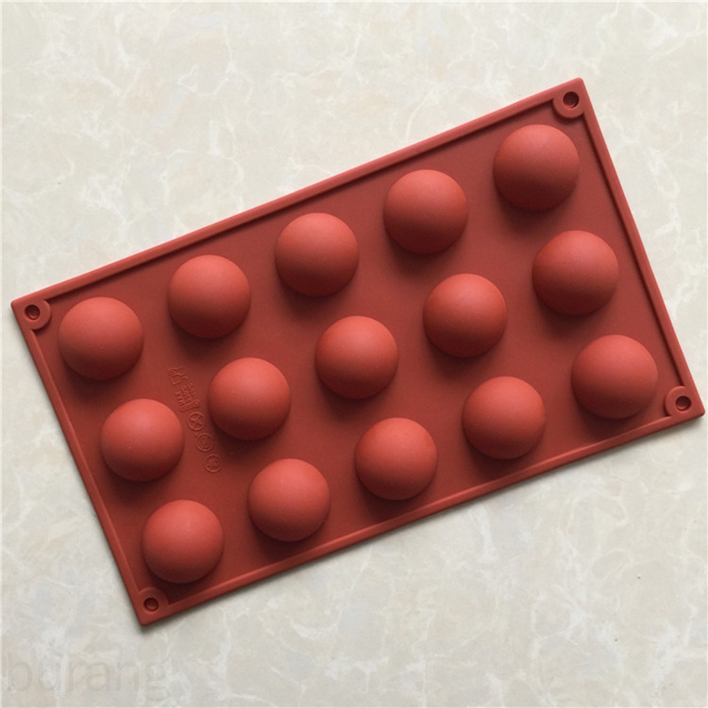 Cake Mould Silicone 15 Cavities Pastry Tray Baking DIY Fondant Mold Kitchen Supplies burang