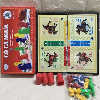 BỘ BÀN CỜ CÁ NGỰA NÂM CHÂM 28x28cm .