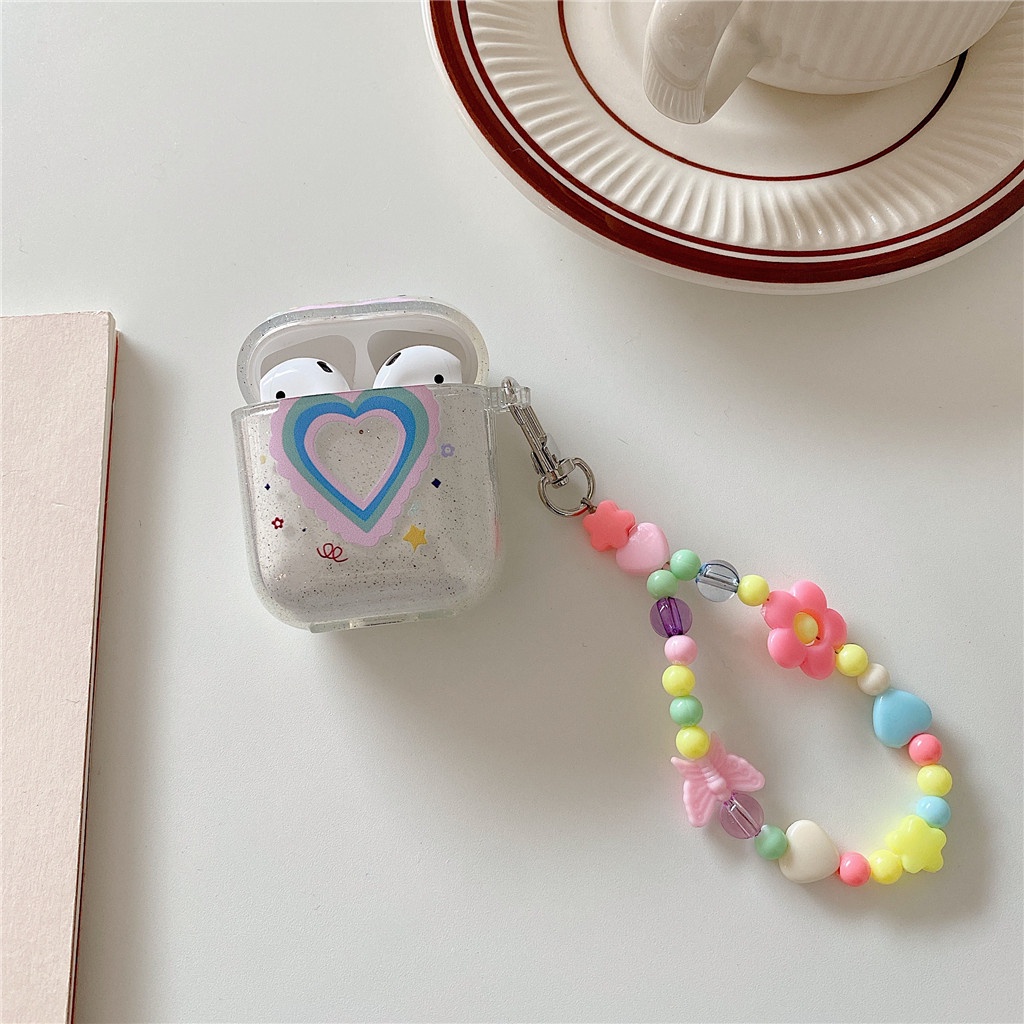 Vỏ Bảo Vệ Hộp Sạc Tai Nghe AirPods 1 2 3 Pro Không Dây Họa Tiết Hoạt Hình Dễ Thương Ốp