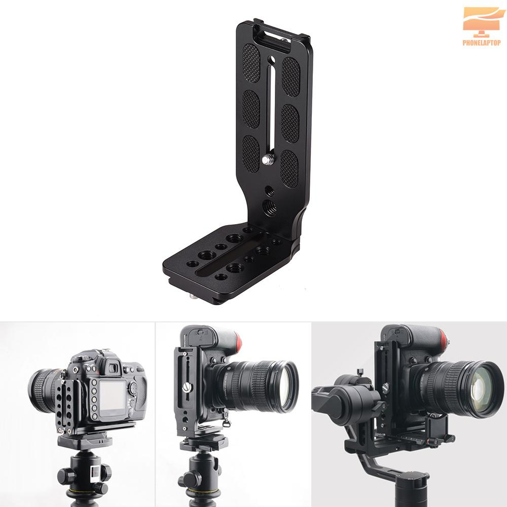 NIKON SONY CANON Giá Đỡ Máy Ảnh Hình Chữ L Bằng Hợp Kim Nhôm Kèm Ốc Vít 1 / 4 Inch Cho Zhiyun Crane 2 / 3 Moza Air Feiyu A2000 Ak2000 Ak4000