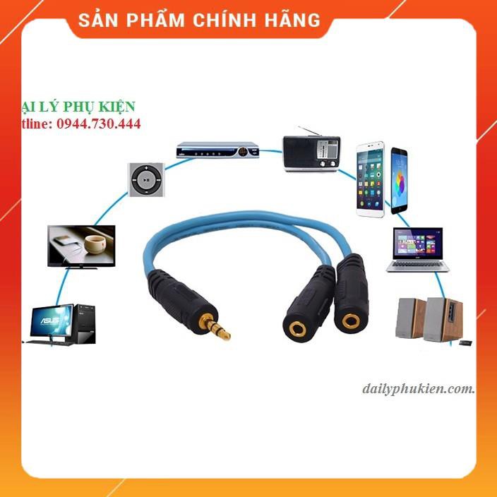 Cáp chia jack 3.5 1 ra 2 Dtech DT-6236 dailyphukien