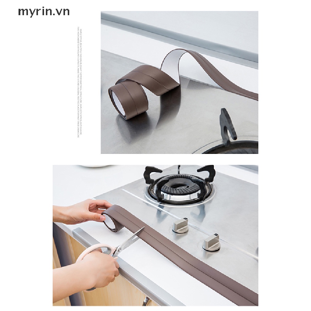Cuộn Băng Keo Pvc Tự Dính Dán VN Tường / Góc Tường / Bồn Rửa Chén