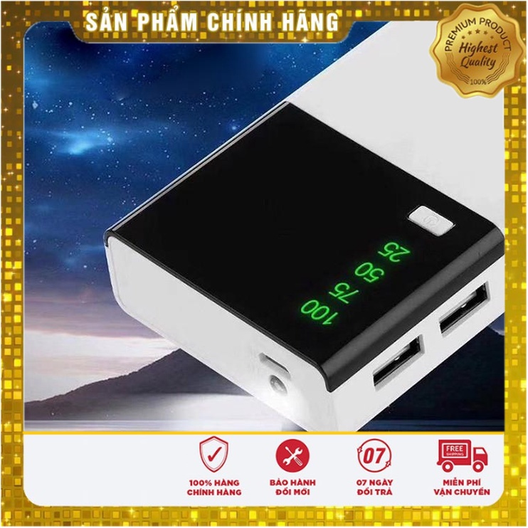 Sạc Dự Phòng 30000mAh - Sạc Dự Phòng, Pin Dự Phòng Sam Sung Dung Lượng Cực Lớn Có Đèn Pin Và Hiện Thị % Pin |Tuanb