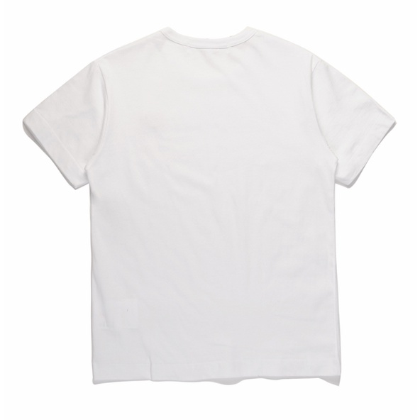 Phong cách Nhật Bản play comme des garcons CDG Mới Áo Thun Tay Ngắn In Hình Trẻ Trung Cho Nam Nữ