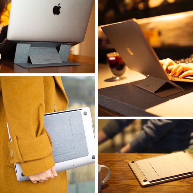 Đế nâng tản nhiệt laptop Macbook Moft laptop stand siêu mỏng có thể gấp gọn chính hãng