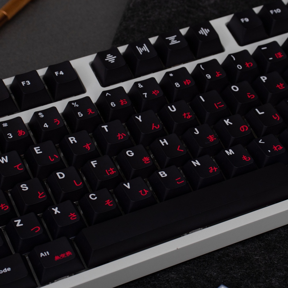 Bàn Phím Cơ GMK WOB Red Cyrillic PBT 136 Chất Lượng Cao