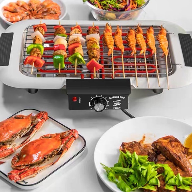 Bếp nướng điện không khói BBQ 2000W BY1909 - Hàng loại 1 cao cấp, thích hợp cho gia đình, tiện lợi (HATB05)