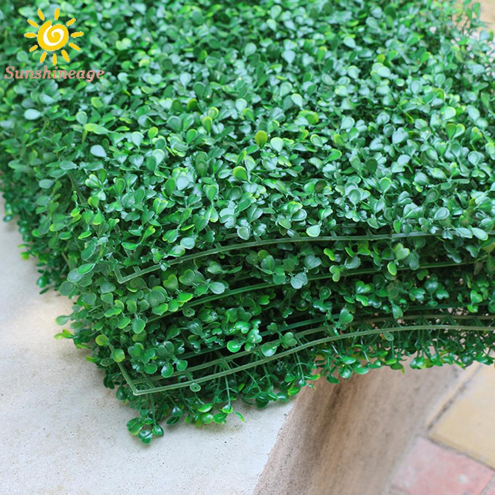 Simulated Lawn 40x60cm Artificial Plant Wall Grass Mat Greenery Panel Fence