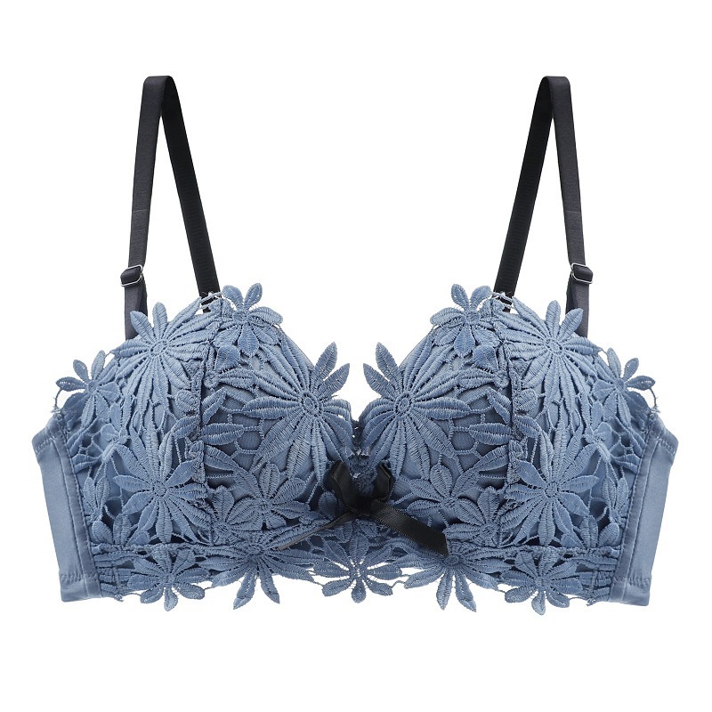 Áo Lót Nâng Ngực Thêu Hoa Quyến Rũ Cho Nữ 32/70-38/85