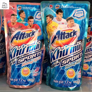 Nước Giặt Attack Extra Sport 1,2kg - Hàng Mới Nhất
