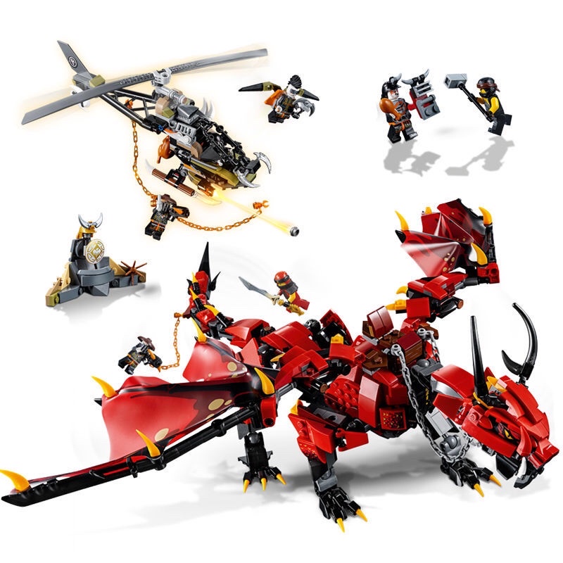 Lắp ráp rồng ninjago nonlego 70653 - Sy 44003