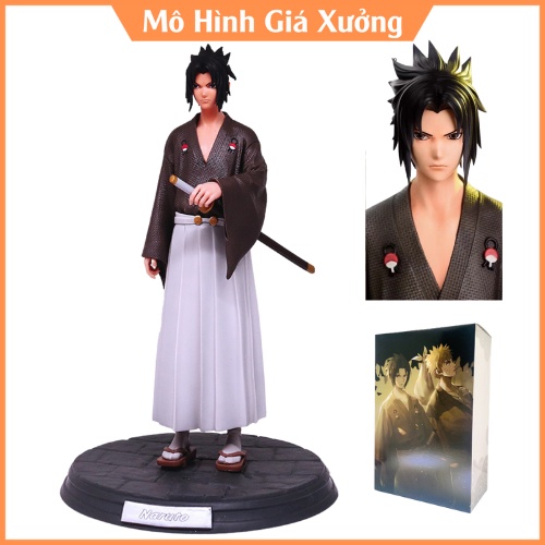 Mô hình Naruto Sasuke mặc kimono siêu to  cao 31cm tỷ lệ 1/6 hàng cao cấp  figure mô hình naruto mô hình giá xưởng
