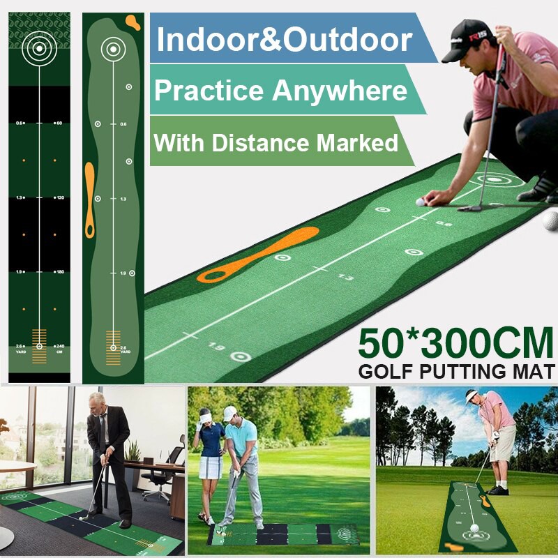 Thảm golf putting mat dày mịn, thảm tập golf cho bé