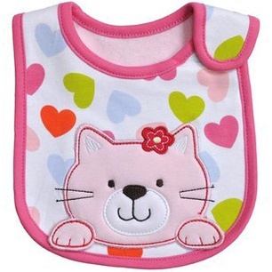 Yếm Ăn Vải Cotton Chống Thấm Nước Tiện Dụng Cho Bé