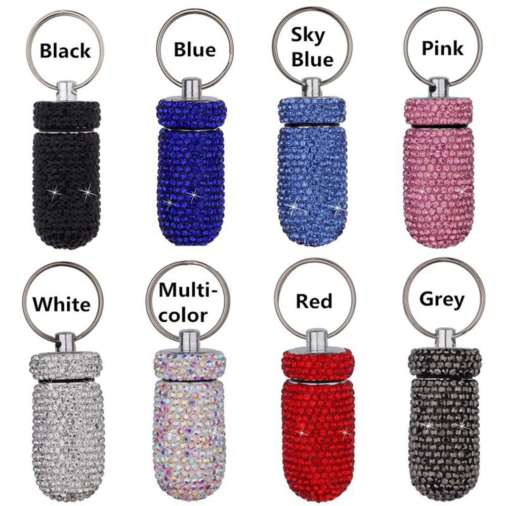 [Hàng mới về] Hộp đựng thuốc mini chống thấm nước nhiều màu sắc tiện dụng mang theo du lịch cho nữ