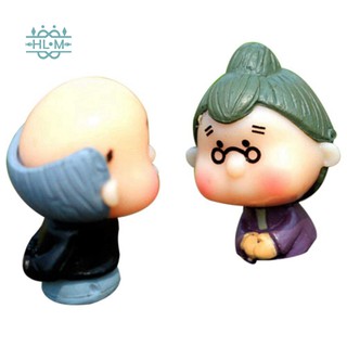 Mô hình ông bà dùng trang trí DIY dễ thương