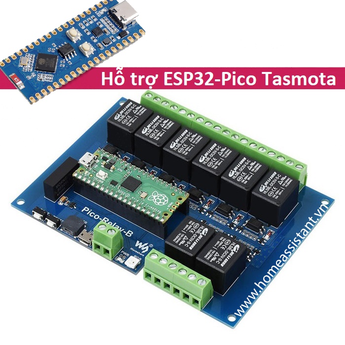 Bo Mạch Vi Điều Khiển Wifi ESP32 S2 Pico (Hỗ Trợ Home Assistant