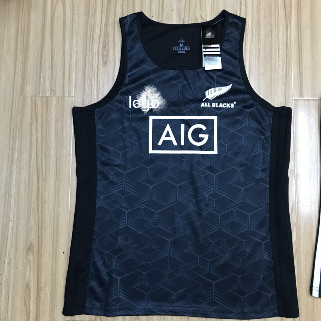 Mới Áo Ba Lỗ Chơi Bóng Bầu Dục Zealand 2018 / 19 Size S-3xl