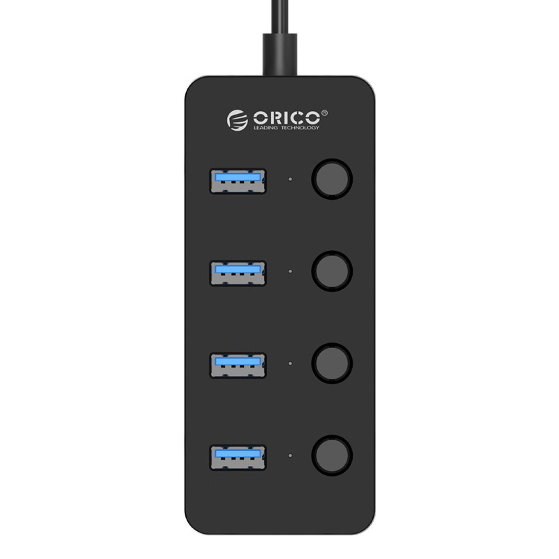 Bộ Chia USB Orico W9PH4-U3-V1-BK-BP  Đen - Chính hãng, tốc độ cao