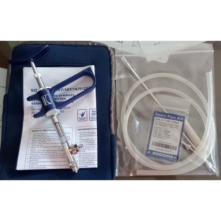 Xi lanh SOCOREX tự động dùng cho gia cầm 0.5ml và 1ml