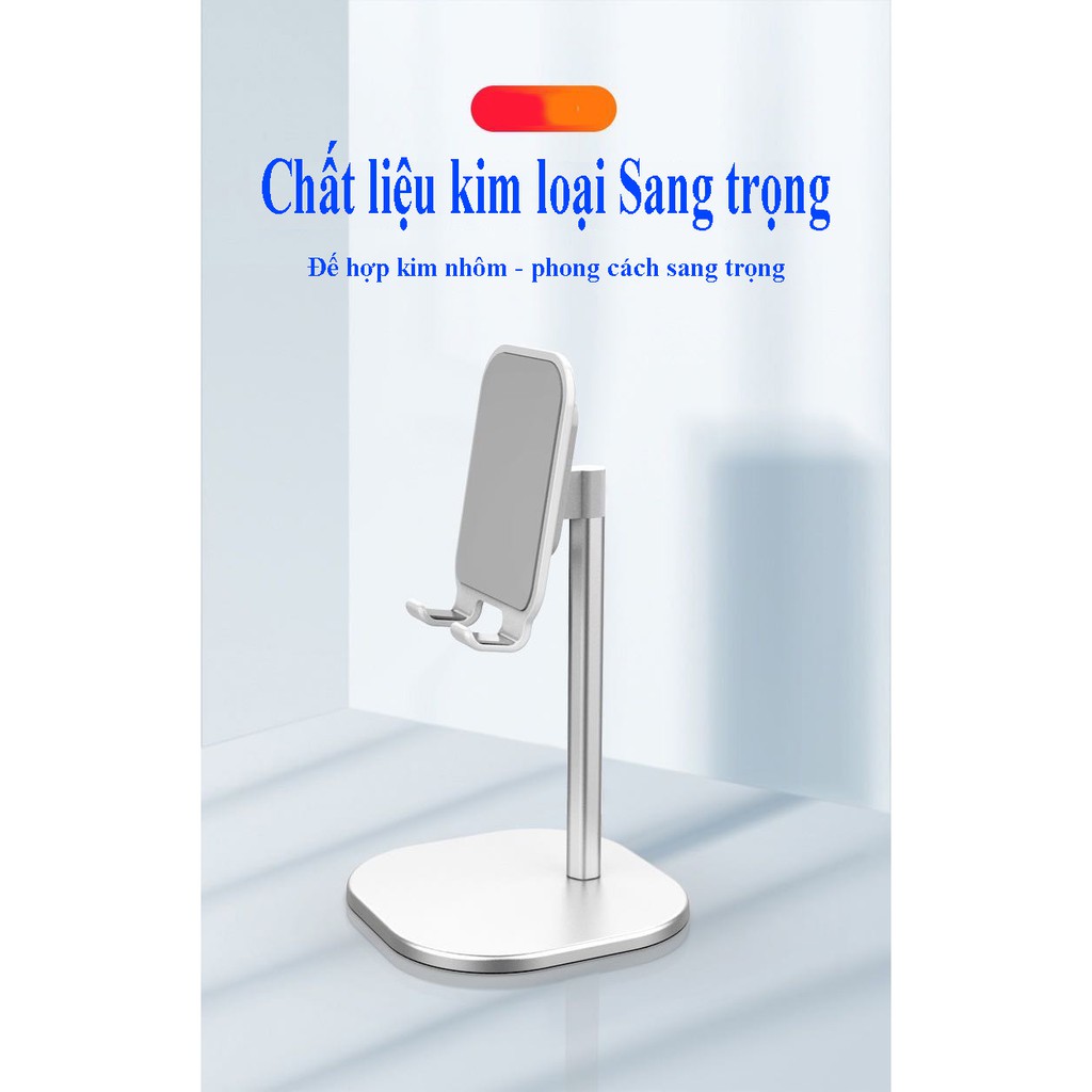 Giá đỡ điện thoại máy tính bảng để bàn hợp kim nhôm Sang Trọng, Hiện Đại, thời trang, có thể xoay 35 độ - GNGshop | BigBuy360 - bigbuy360.vn