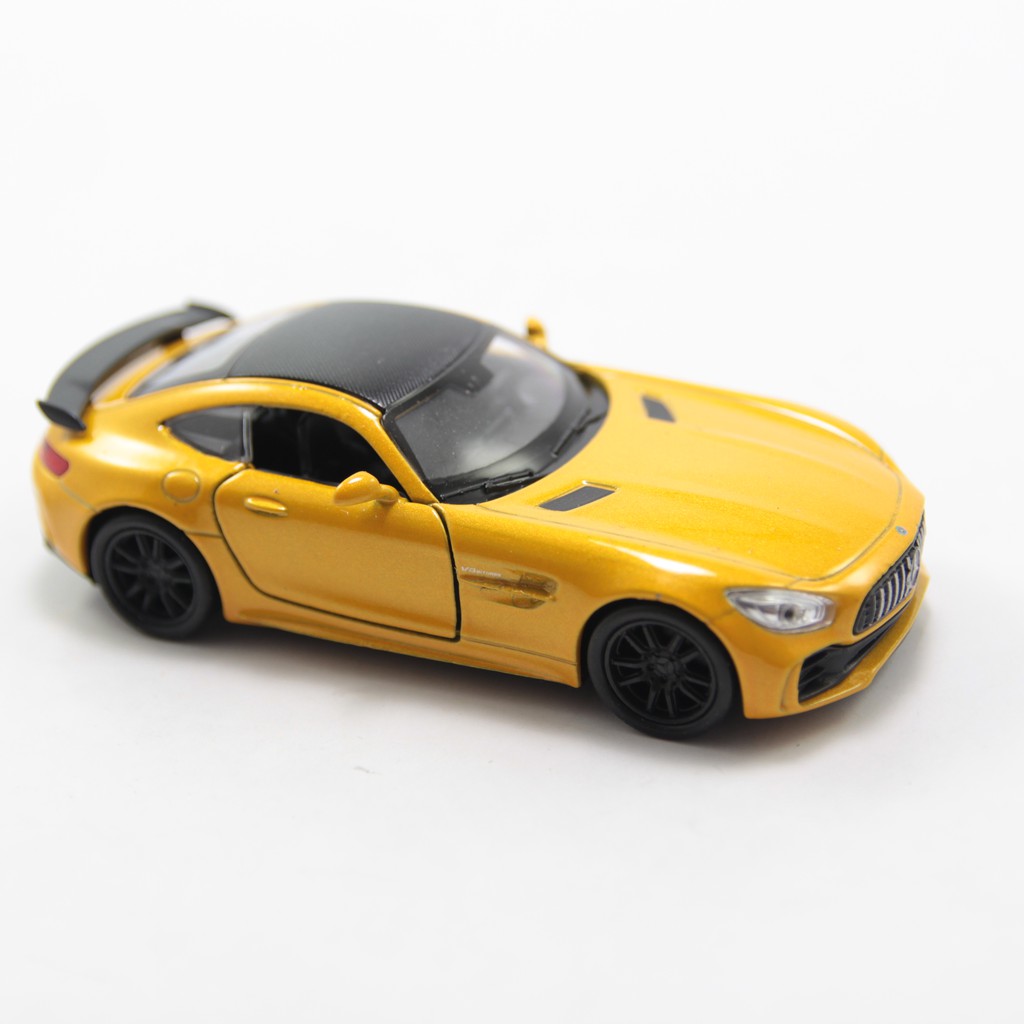 MÔ HÌNH XE XE MÔ HÌNH MERCEDES AMG GTR YELLOW 1:36 WELLY